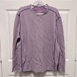 Tommy Bahama Mens Purple Long Sleeve Shirt Resort Size XL/TG Fishing Fall